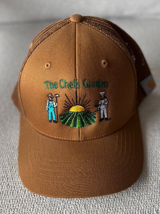 Carhartt Other - The Chef's Garden Carhartt Mesh-Back Trucker Hat Branded Chef